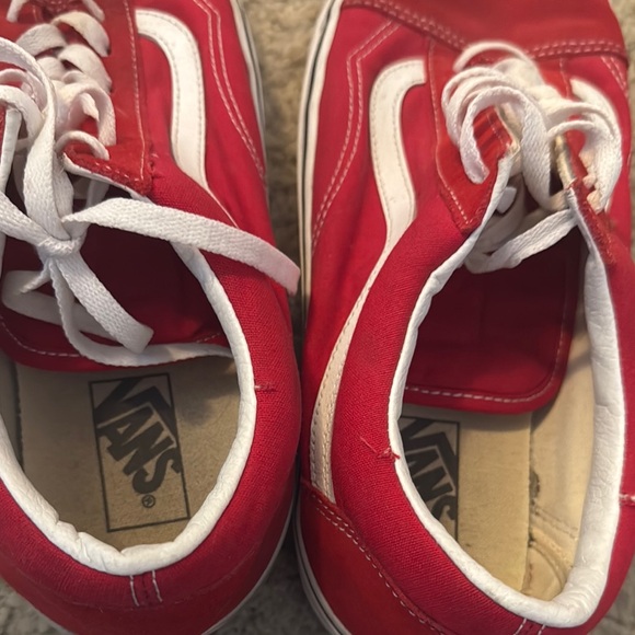 Vans Red Men's Shoes - Picture 4 of 5